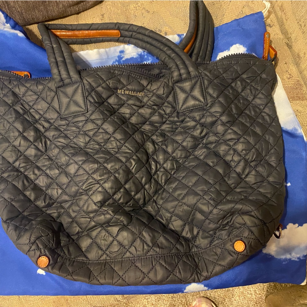 MZ Wallace Large Sutton Navy Blue